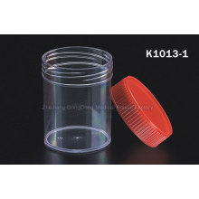 CE Certificated 60ml Stool Container Red Cap Without Stick